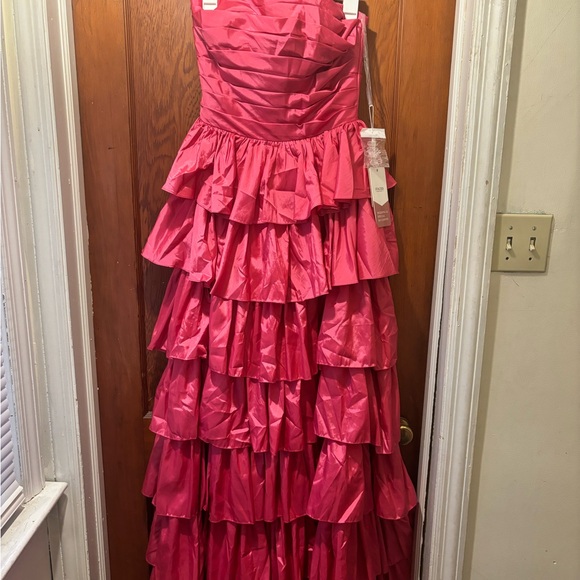 Pink Ruffled Gown - Picture 1 of 7